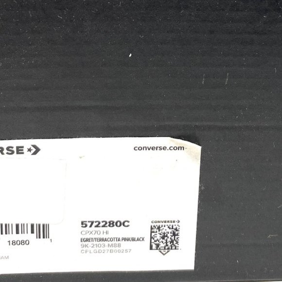 💖MEGA SALE💖Converse All Star CPX70 Hi Washed Floral Platform Pink Women 57228 - Picture 8 of 9